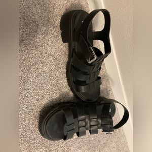 Black MIA girls sandals.
